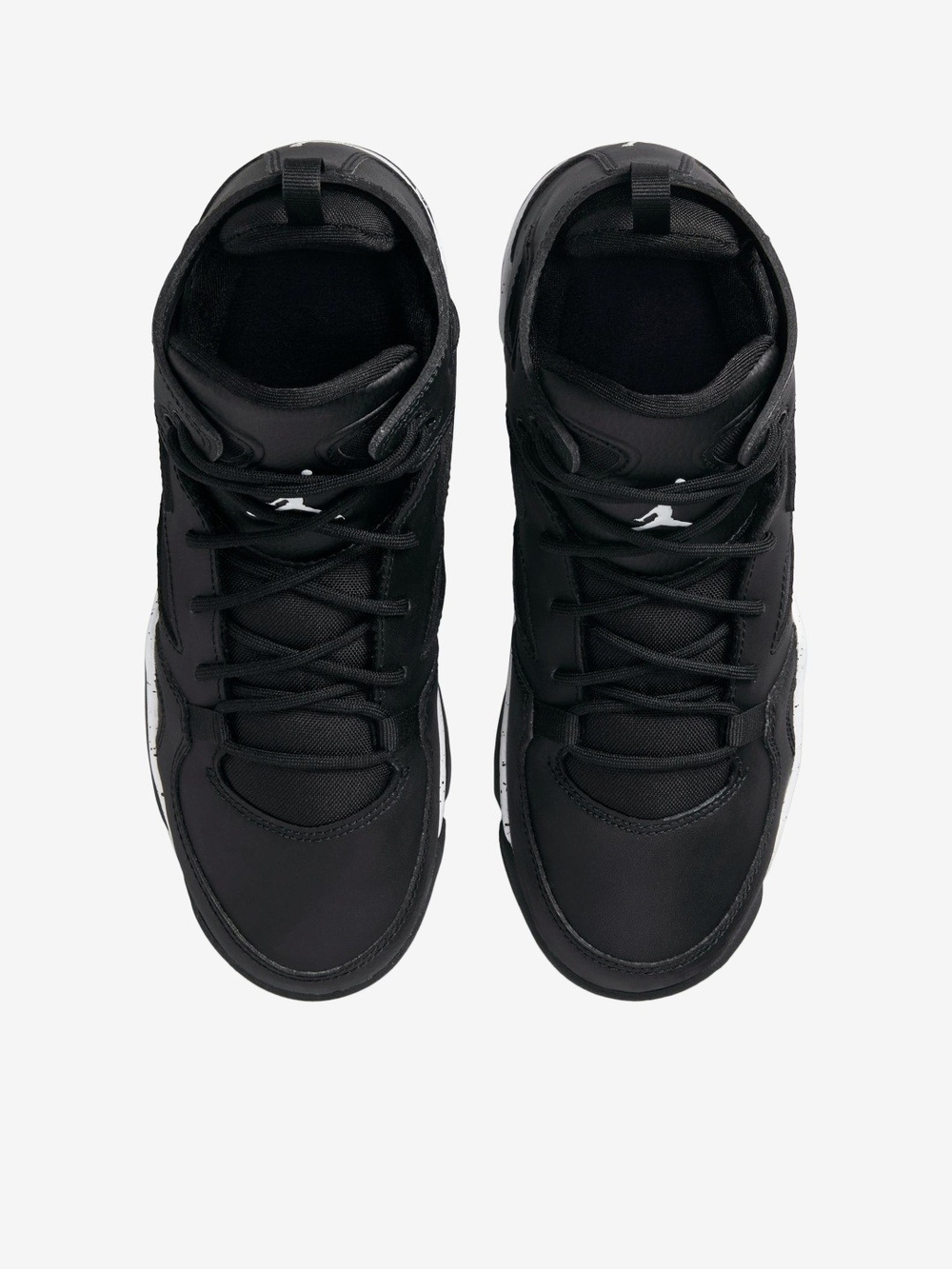 Jordan Boy Black and White High-Top Sneakers Size 5Y. New without tag.